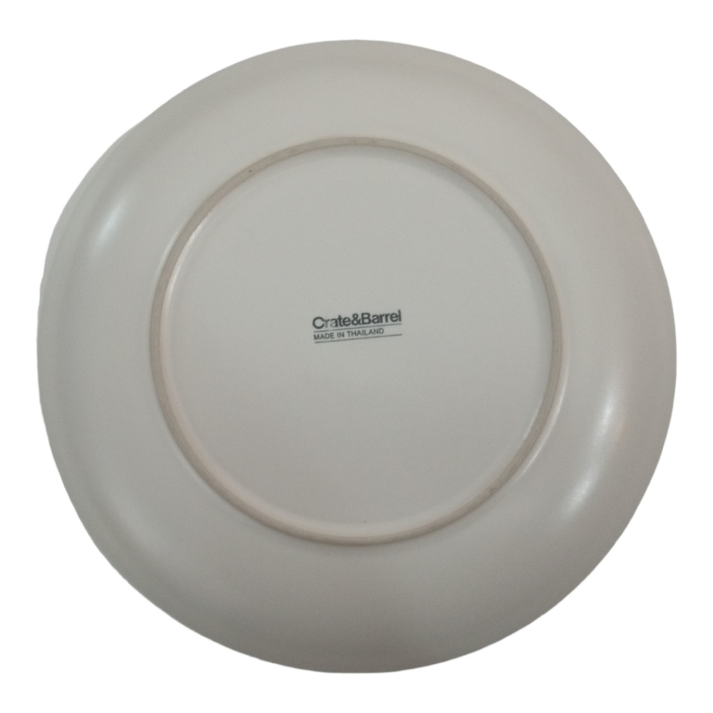 Crate and Barrel Yellow Plates 8.5" Salad Snack Luncheon Set of 4 - Picture 7 of 8